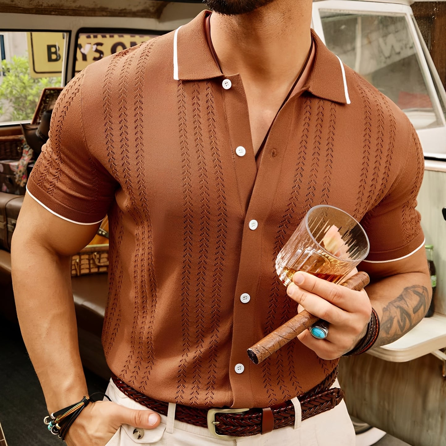 Harrell - Stylish Lapel Shirt
