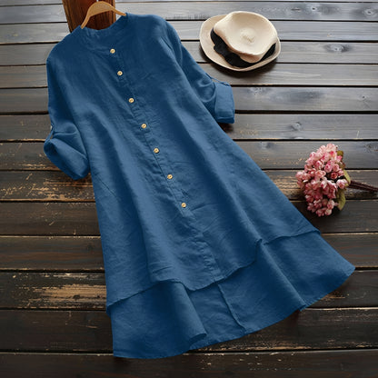 Mildred - Stylish Dress with Buttons