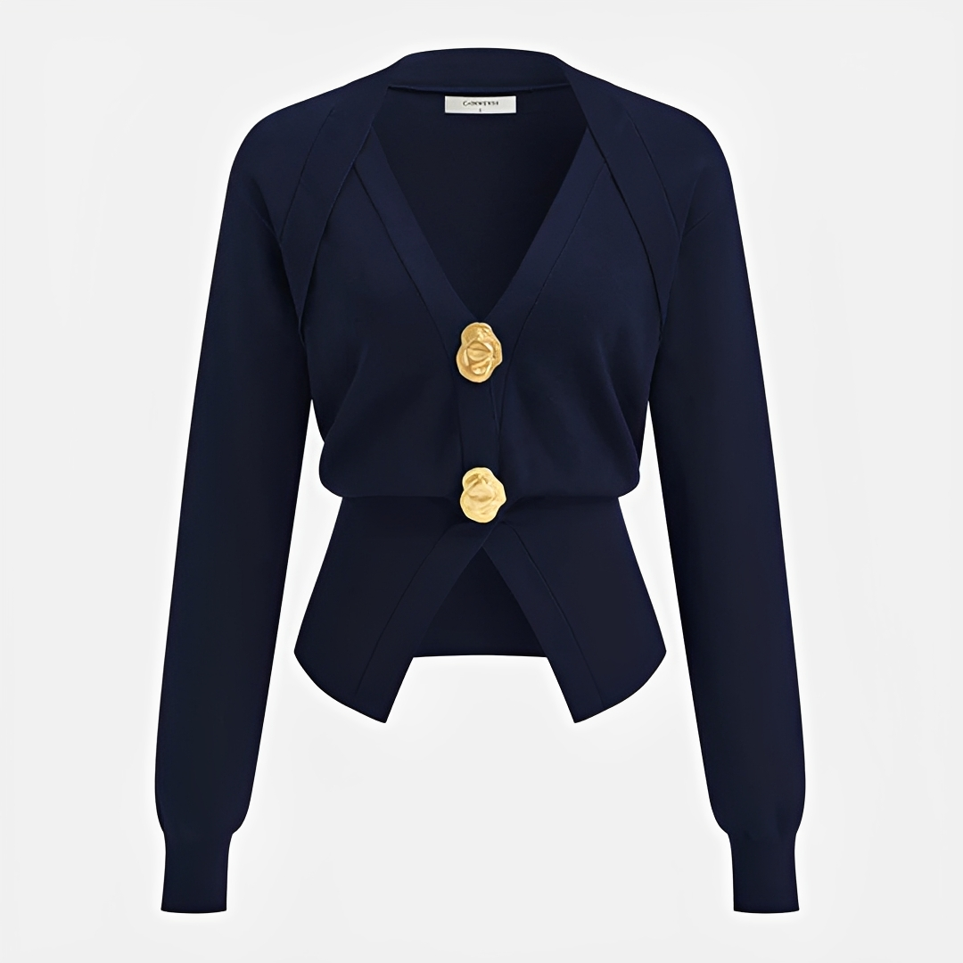 Kisha - Classy V-Neck Cardigan