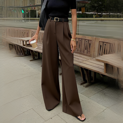 Blaine - Trendy wide leg trousers