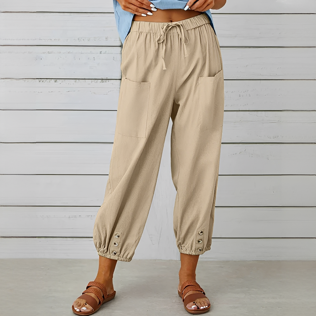 Scarlett - Comfortable Drawstring Trousers