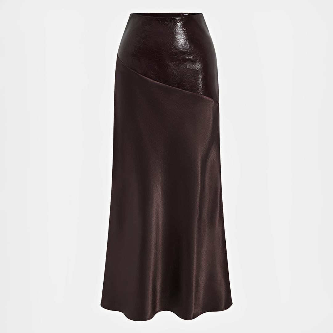 Viviana - Sleek Shiny Skirt