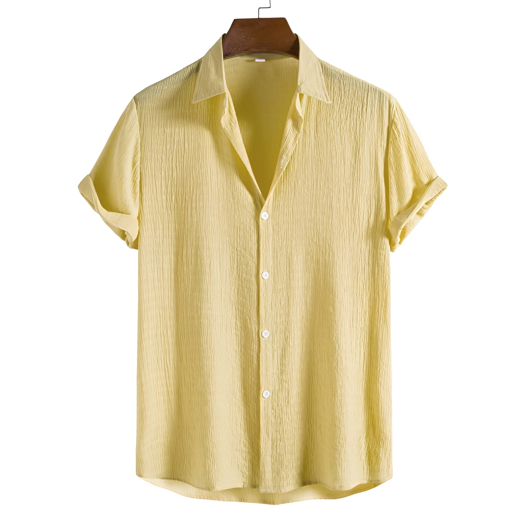 Spencer - Casual Button-Up Polo Shirt