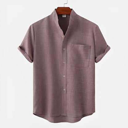 Hayden - Simple Button-Up Polo Shirt