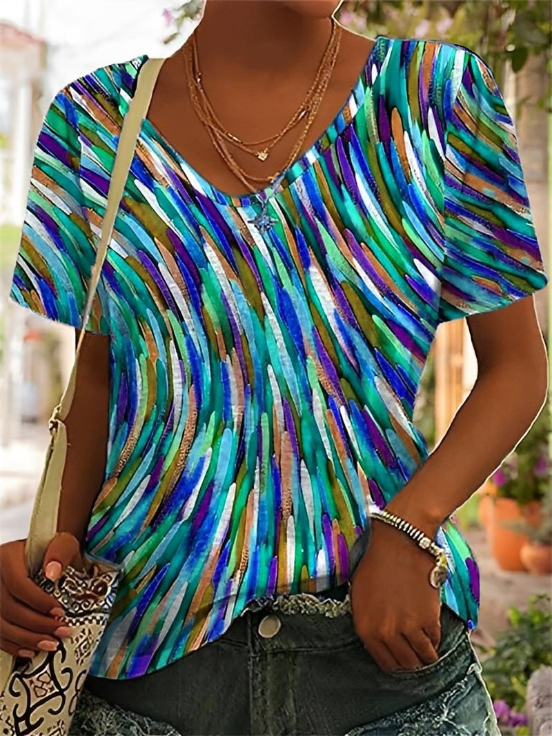 Alice - Trendy Patterned Shirt