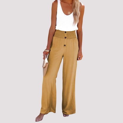 Christa - Relaxed High-Waist Pants