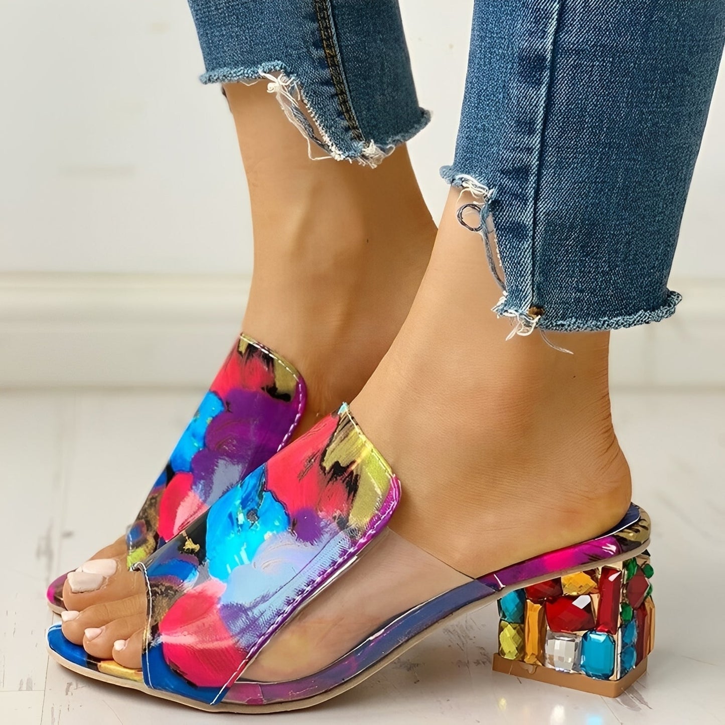 Carla - Trendy High-Heeled Sandals
