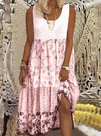Nancy - Stylish Boho Midi Dress