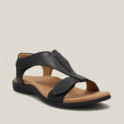 Sharon - Platform Sandals with Velcro Strap