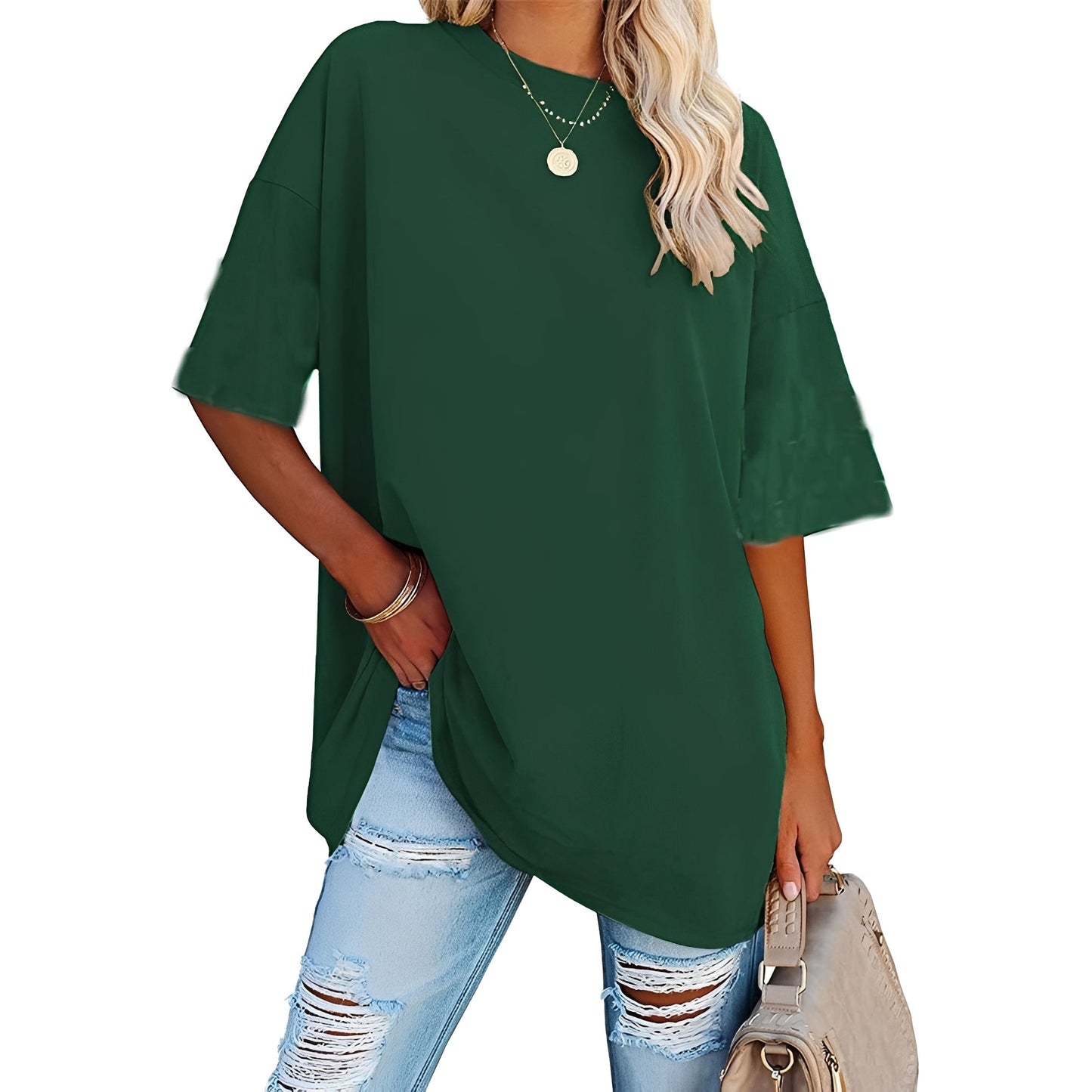 Alice - Loose-Fitting T-shirt with Dropped Shoulders