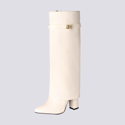 Jacqueline - Chic Boots with Block Heel