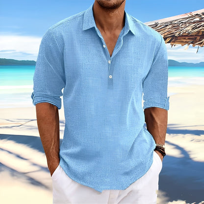 Ricky – Men's long-sleeve shirt – perfect for comfortable, warm days
