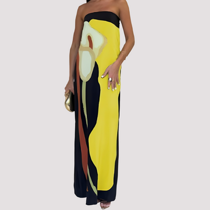 Samara - Stylish Strapless Maxi Dress