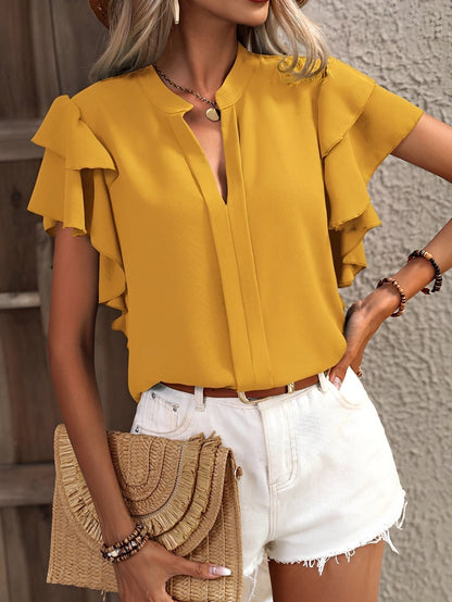 Louisa - Sleeveless V-neck Blouse