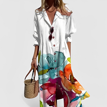 Millie - Chic floral midi dress