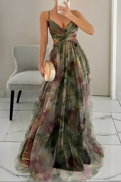 Davina - Stylish A-Line Maxi Dress