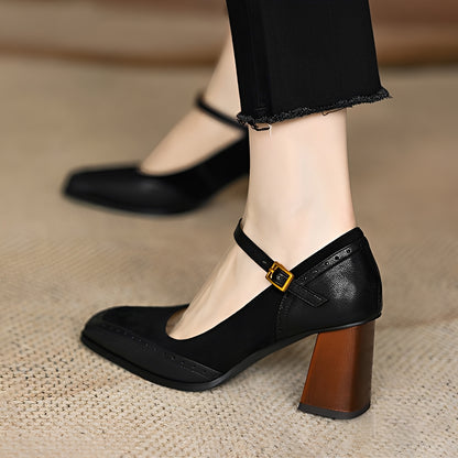 Isha - Formal Chunky Heels