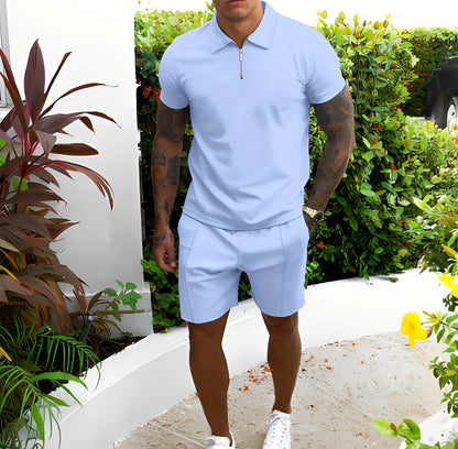 Richard - Casual Polo and Shorts Set for Men