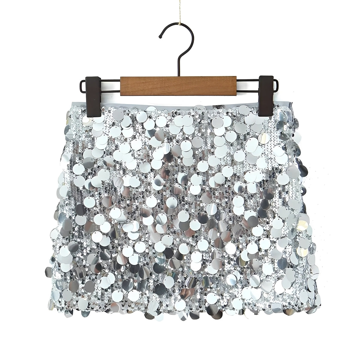Abbey - Stylish Sequined Mini Skirt