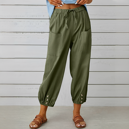 Scarlett - Comfortable Drawstring Trousers