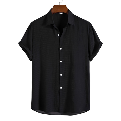 Spencer - Casual Button-Up Polo Shirt