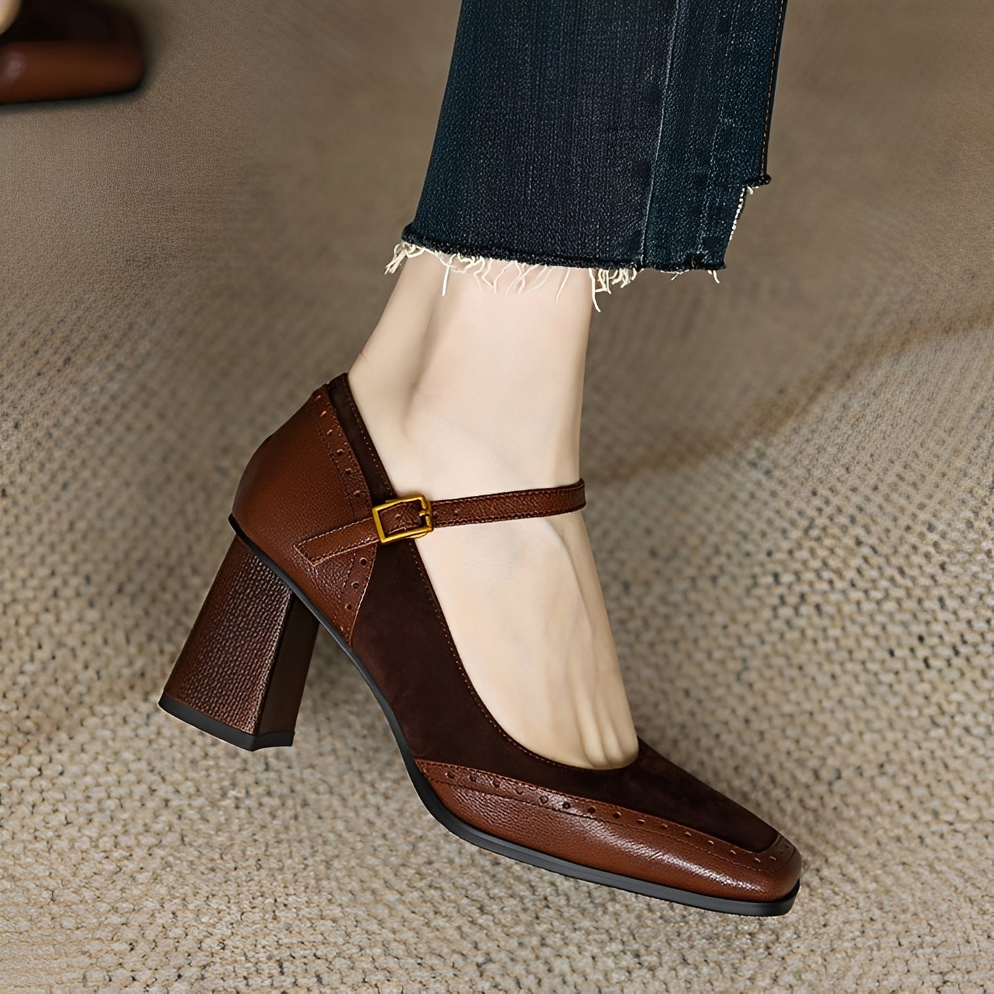 Isha - Formal Chunky Heels