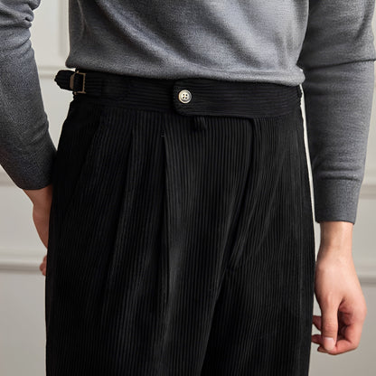 Rafael - High Waist Corduroy Trousers