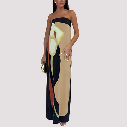 Samara - Stylish Strapless Maxi Dress
