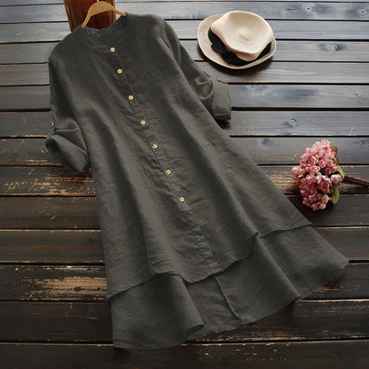 Mildred - Stylish Dress with Buttons