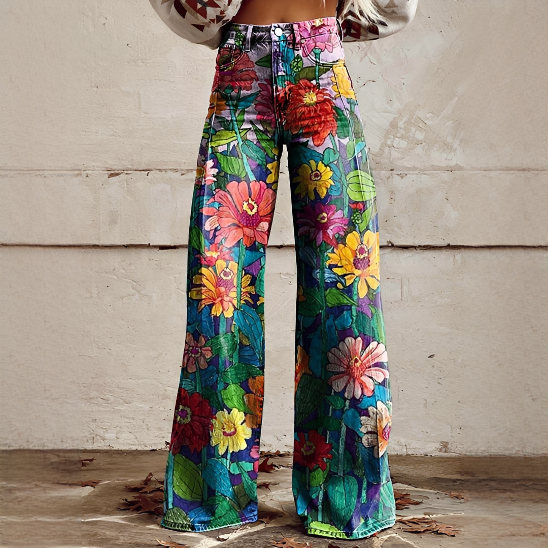 Shannon - Fashionable Wide Leg Pants