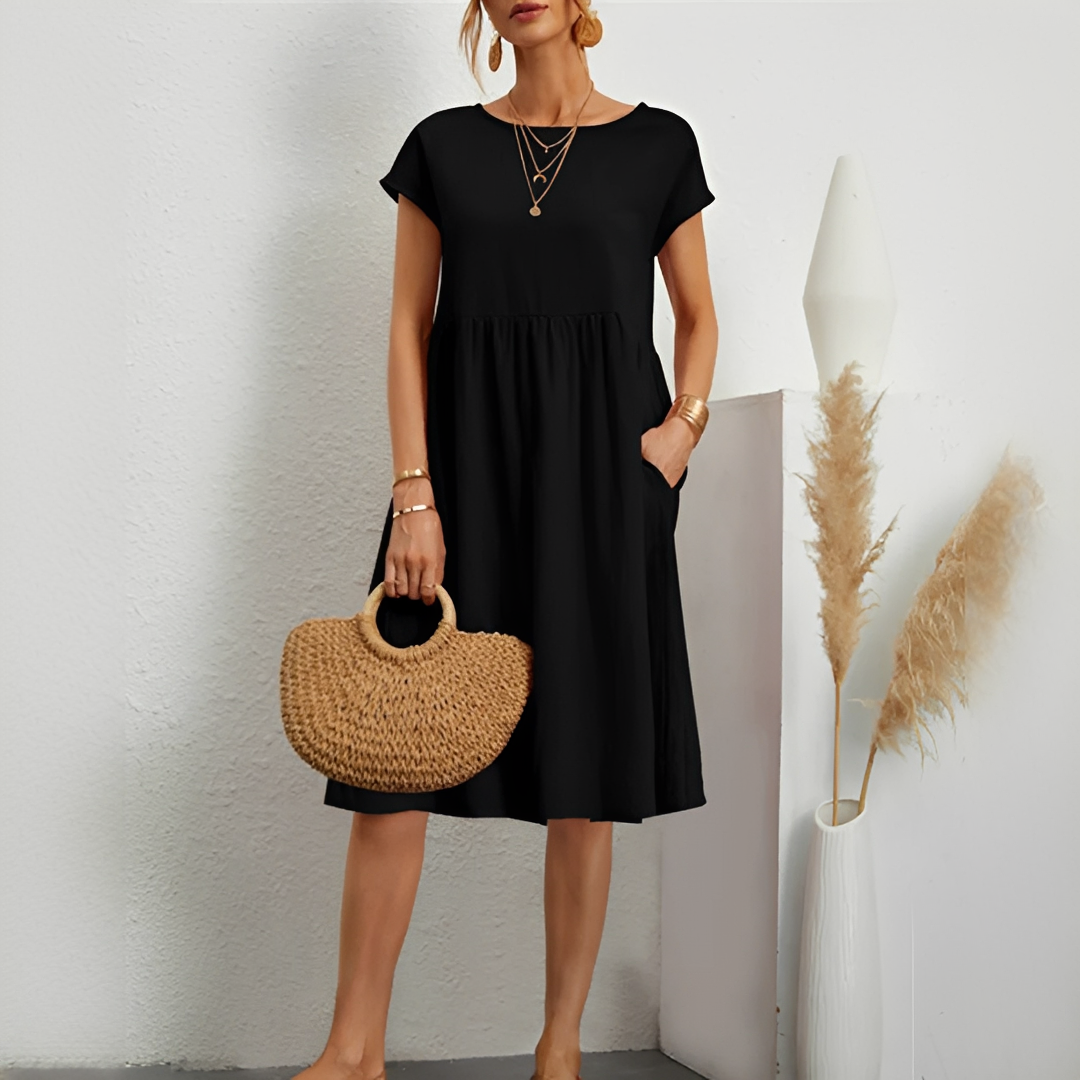 Evalyn - Sophisticated Midi Dress