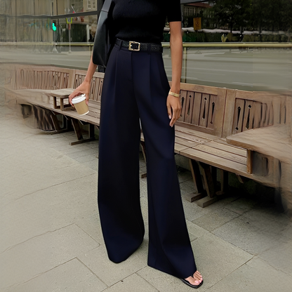 Blaine - Trendy wide leg trousers