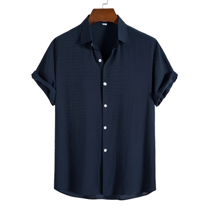 Spencer - Casual Button-Up Polo Shirt