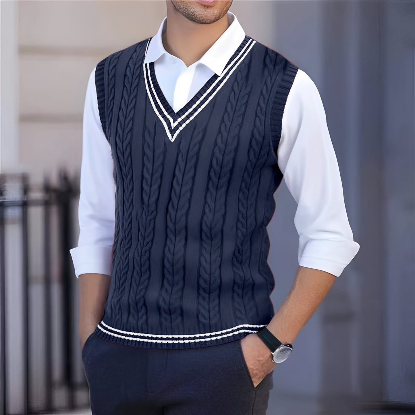 Bobbie - Stylish V-neck Vest