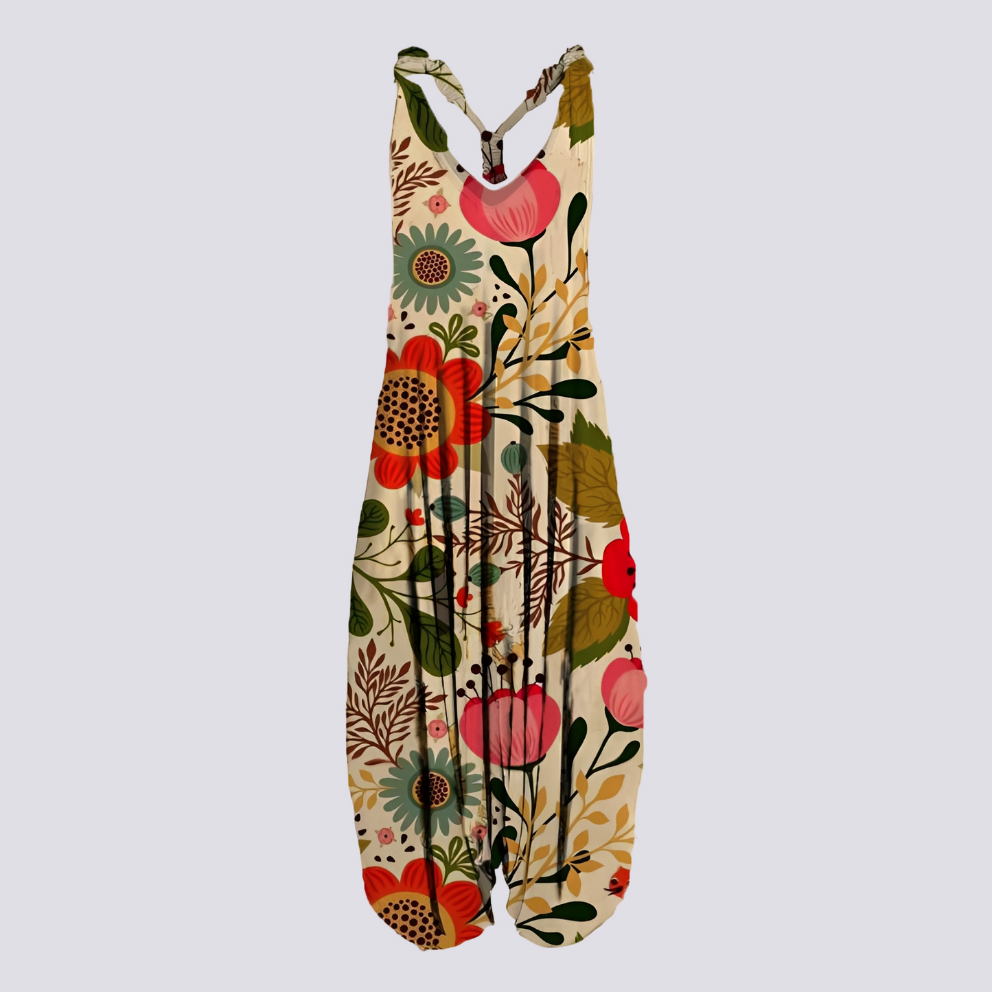 Jennifer - Casual Sleeveless Jumpsuit