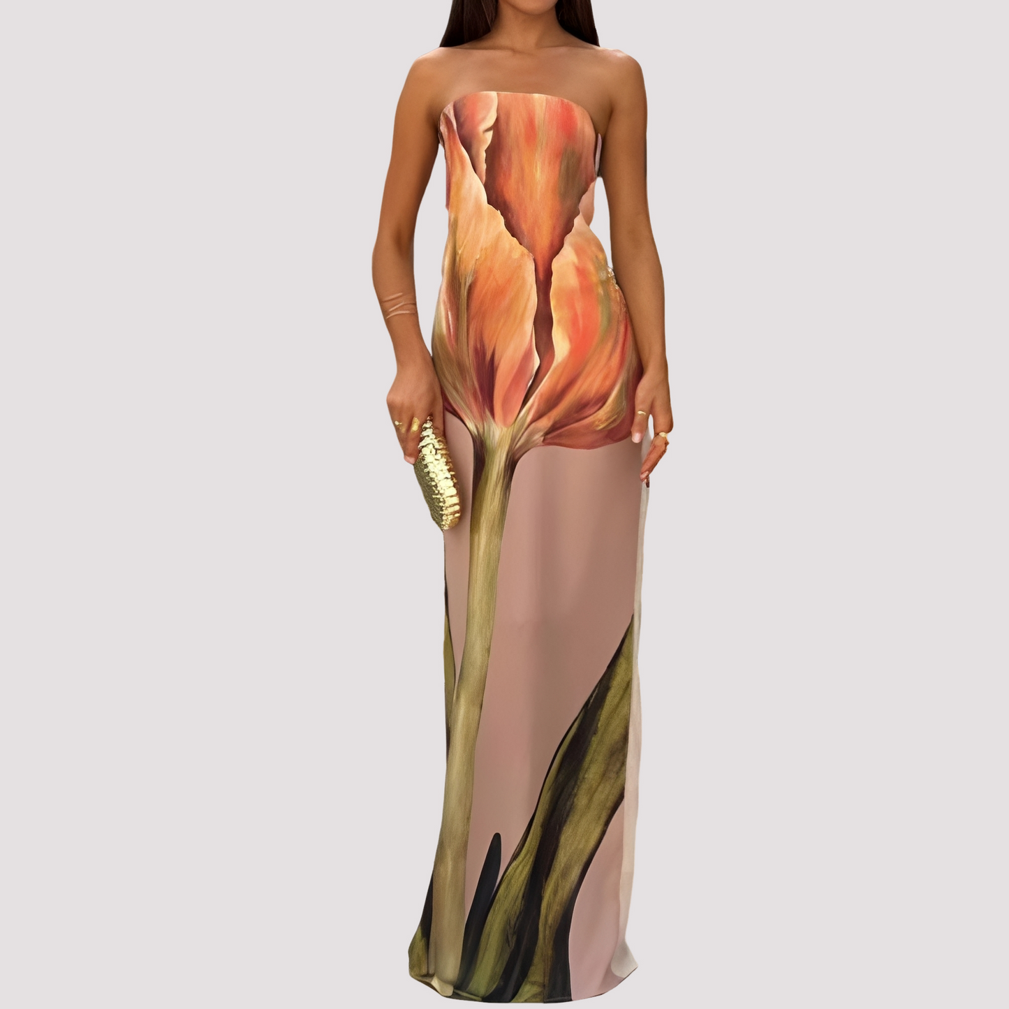 Samara - Stylish Strapless Maxi Dress