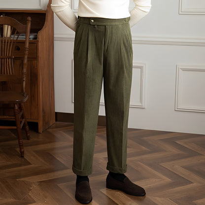 Rafael - High Waist Corduroy Trousers