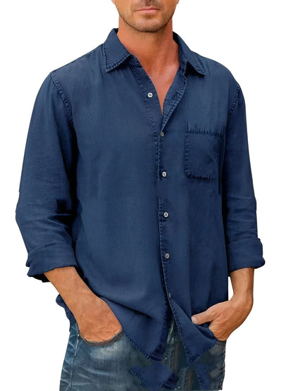 Alfie - Long-Sleeve Washed Shirt