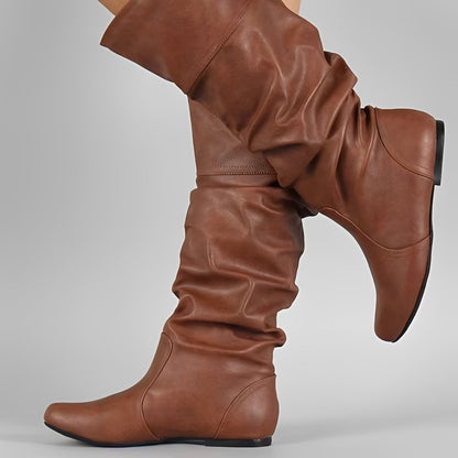 Lucia - Easy Slip-on Flat Boots