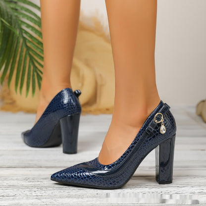 Carolyn - Stylish Chunky Heels