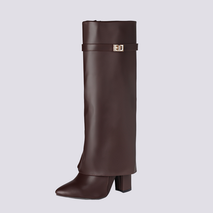 Jacqueline - Chic Boots with Block Heel