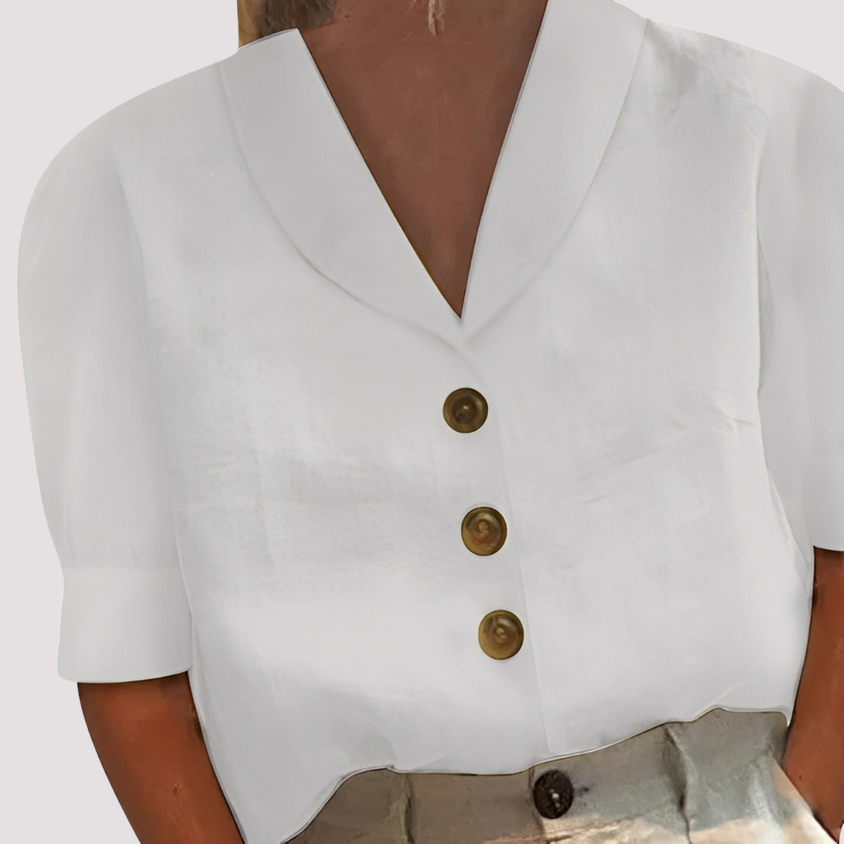 Mariyah - Stylish V-Neck Blouse