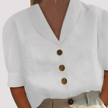Mariyah - Stylish V-Neck Blouse