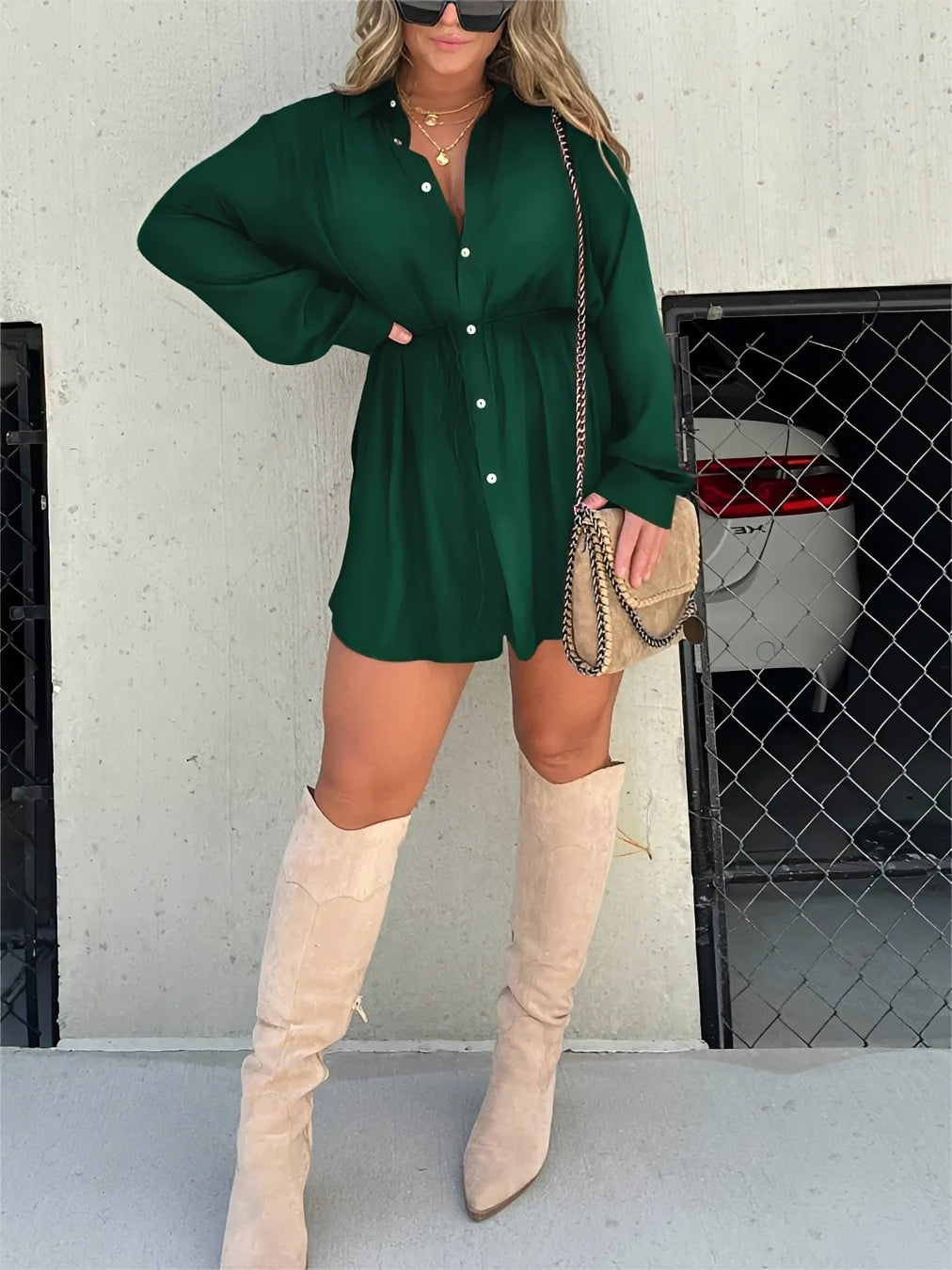 Effie - Casual Long Sleeve Romper