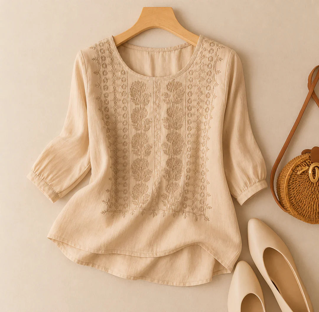 Sonia – Elegant Women's Lace Blouse