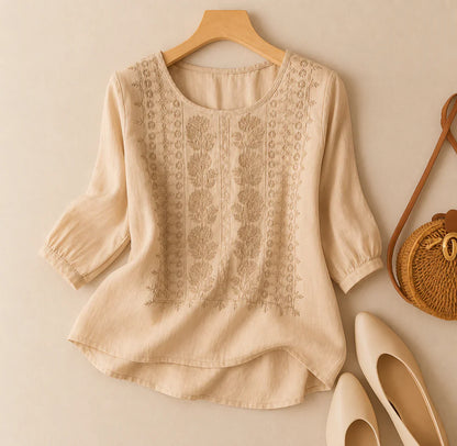 Sonia – Elegant Women's Lace Blouse
