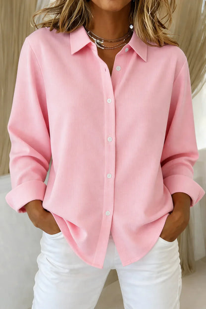 Sophie- Elegant Women's Blouse with Button Placket