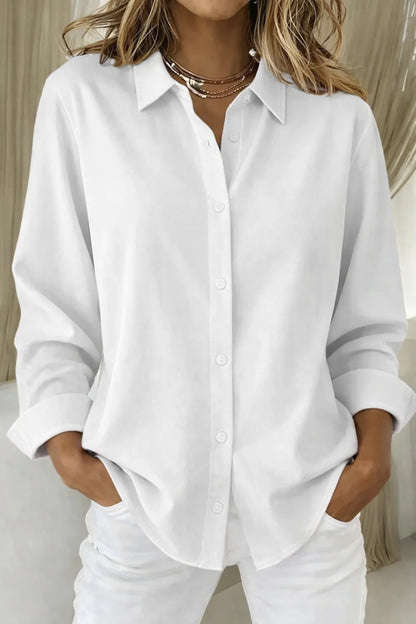 Sophie- Elegant Women's Blouse with Button Placket