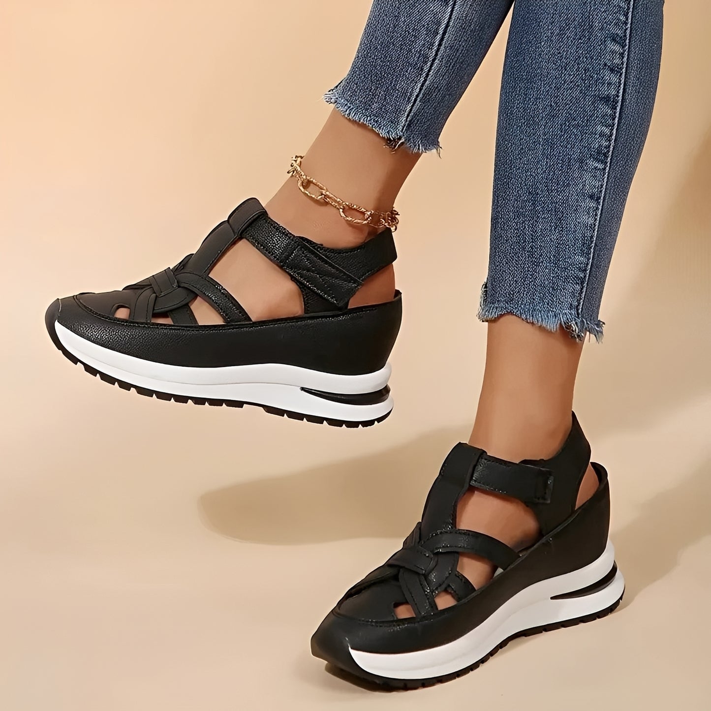 Zuzanna - Casual Wedge Platform Sandals