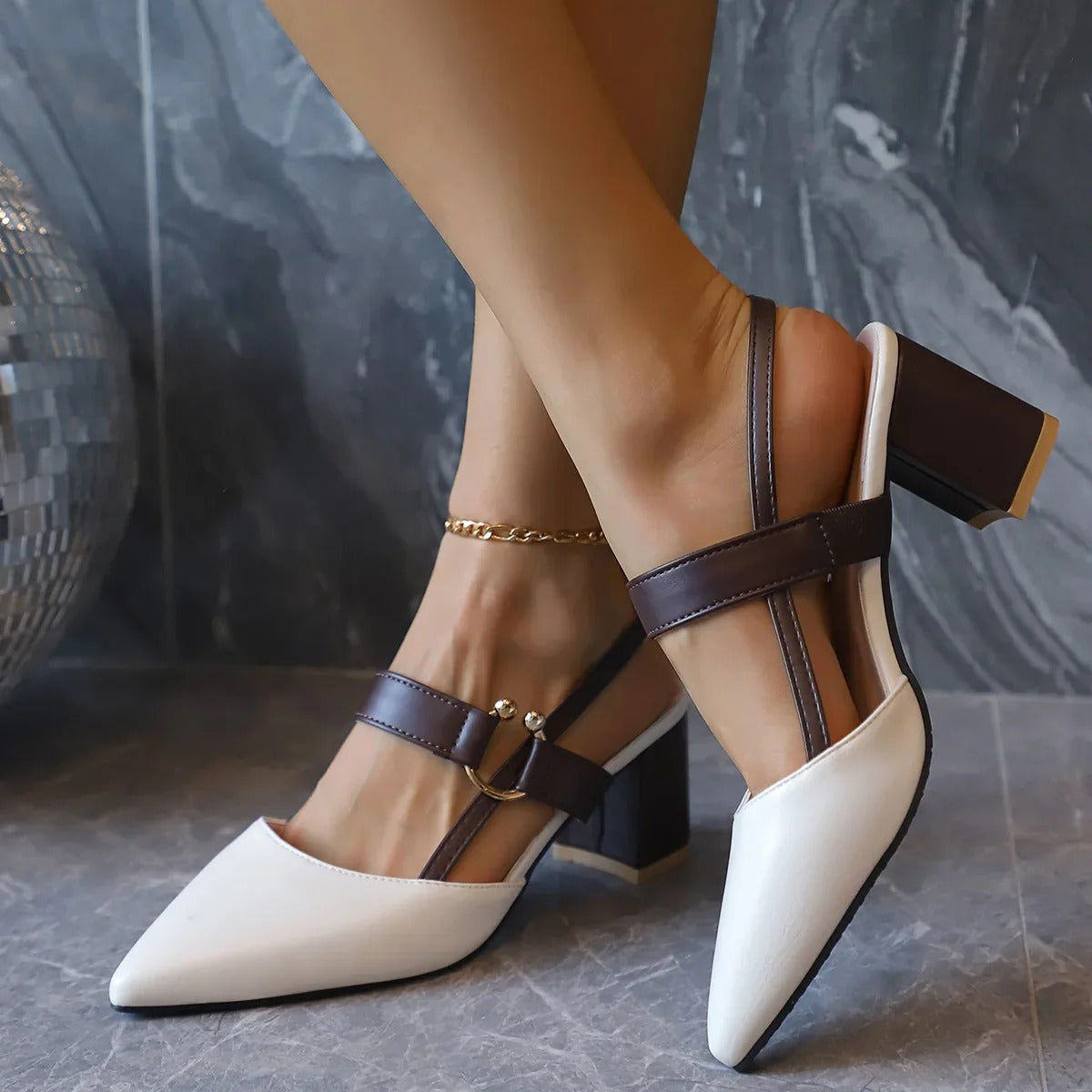 Caelan - Slingback Think Heels